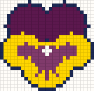 Pansy, cross stitch pattern preview