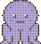 Octopus, perler bead pattern preview